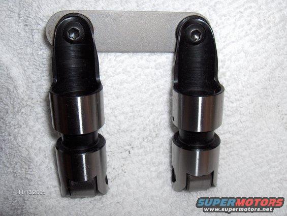 Oil hole parallel to roller axle.