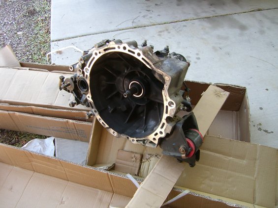 Transmission part in cardboard boxes