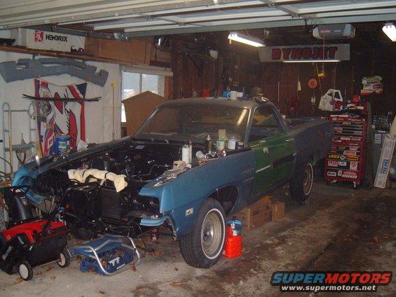 in-garage.jpg Looking Good! Hint: It's behind the snowblower, under the cans of paint, carpet and assorted other crap and on top of the empty boxes and jugs of detergent.