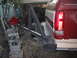 1990 Ford Bronco - Rear view of a 1990 Ford Bronco, a custom spare tire carrier and bumper.
