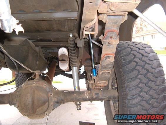 1985 Ford Ranger rear axle, leaf springs, and Bilstein shocks