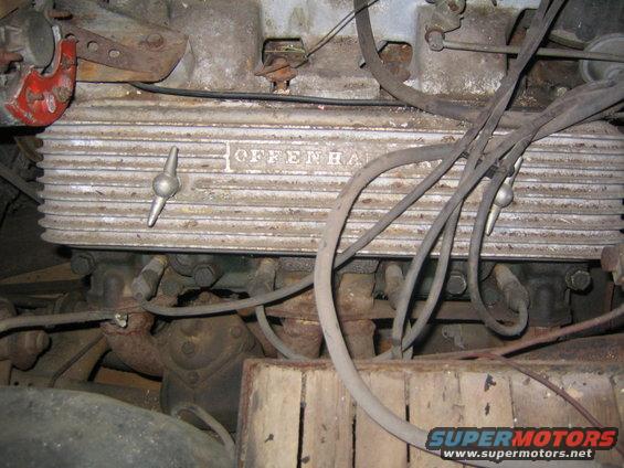 Offenhauser valve cover on engine