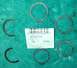 1990 Ford Bronco - Five steel retaining rings are shown, with one labeled as 1-3/16" external.