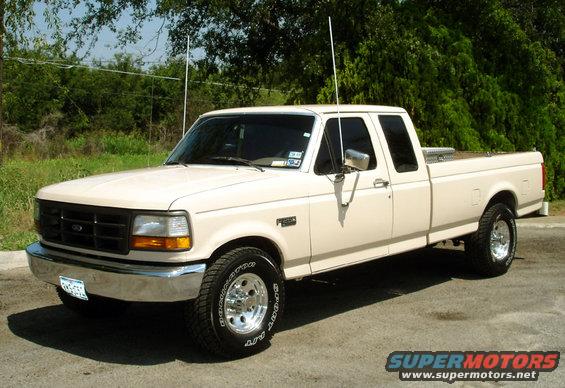 Cream-colored 1993 Ford F-250 pickup truck parked outdoors