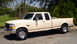1993 Ford F-250 - This 1993 Ford F-250 Super Duty pickup truck is shown from a 3/4 front angle.