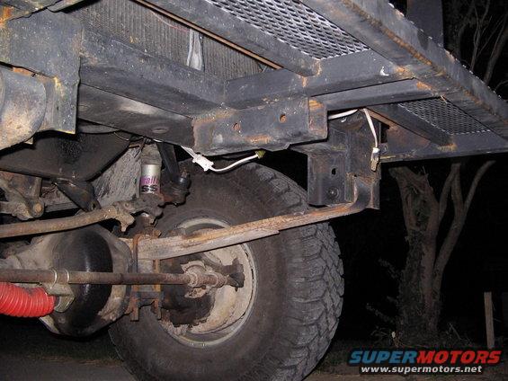 Home made reverse shackle sys.