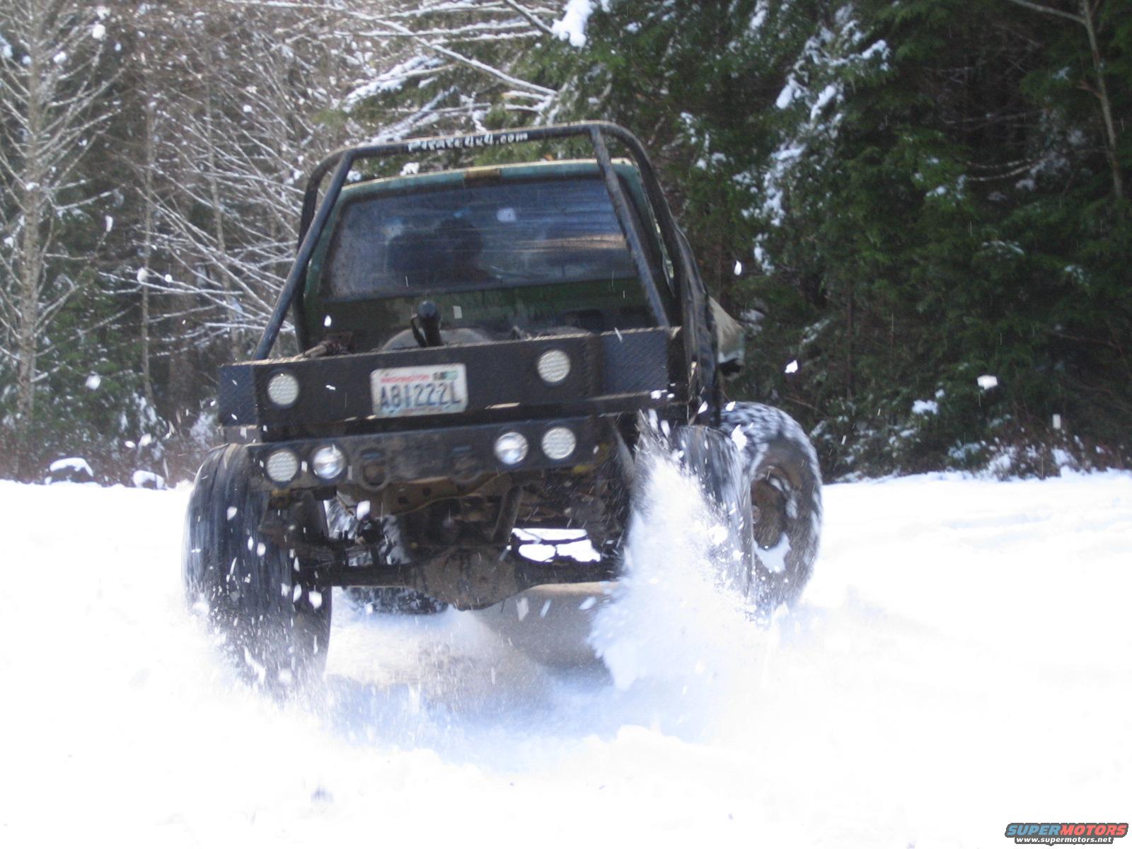 snow wheeling