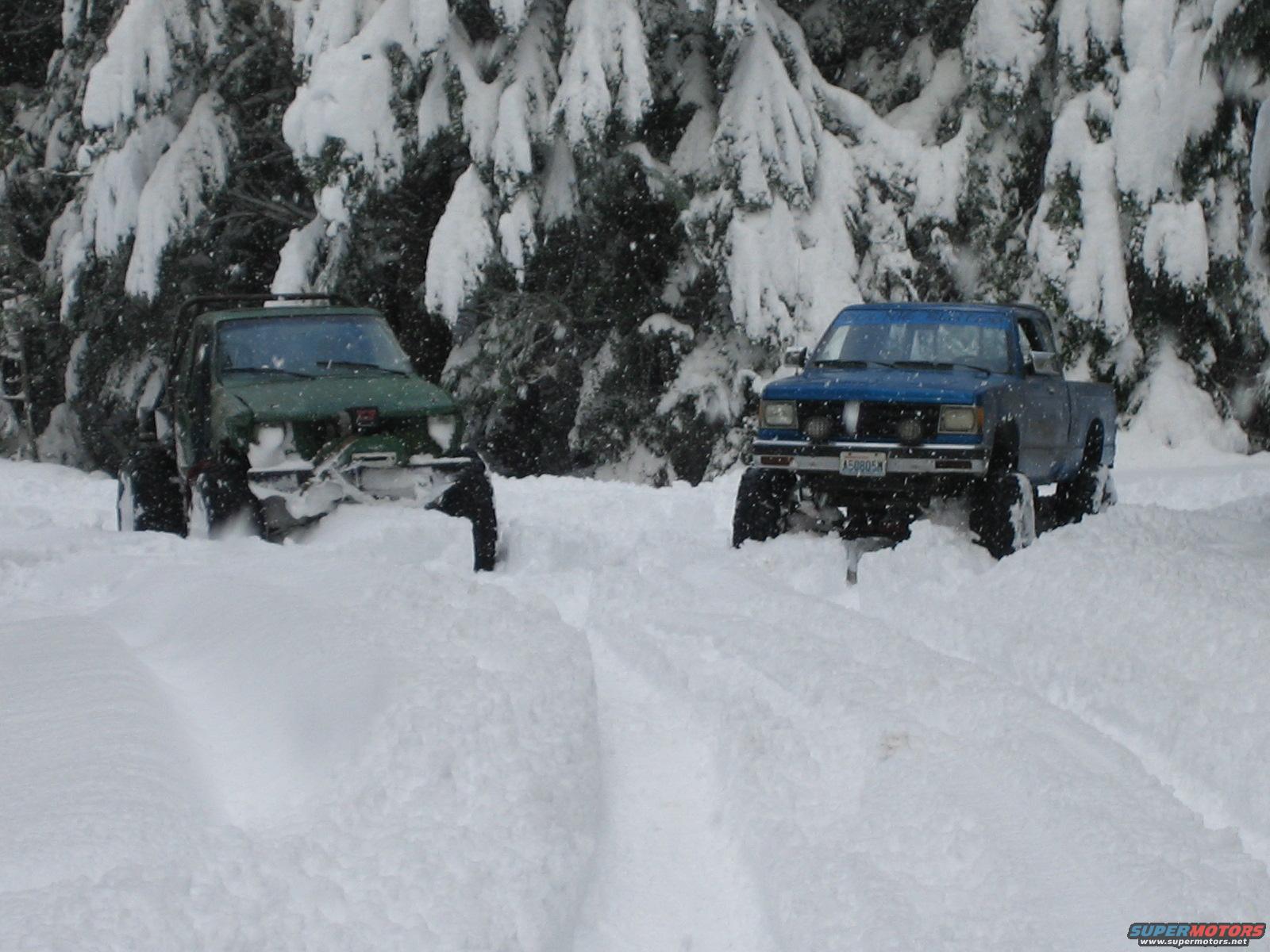 snow wheeling
