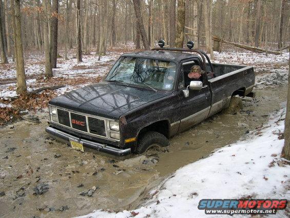 hungup on the axles....