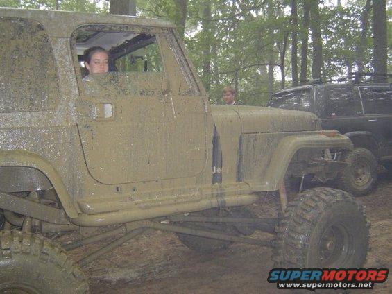 This is what happens, when you go through mud more than 37" deep.
