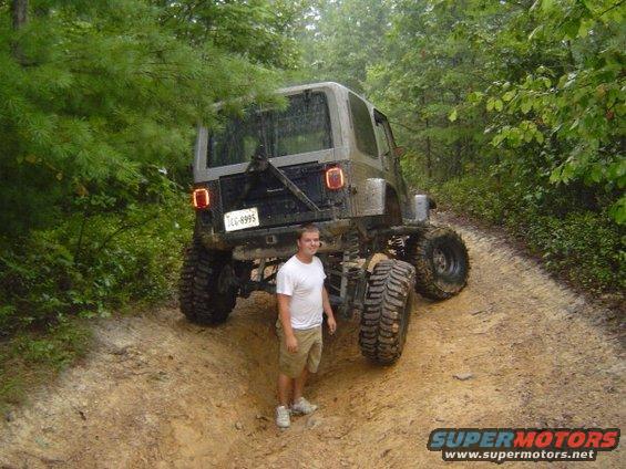 Oh yeah, playin around on the trail, had to see the articulation.