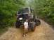1995 Jeep Wrangler - Oh yeah, playin around on the trail, had to see the articulation.