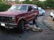 1983 Ford Bronco - me and john fixing a leak