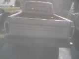 1978 Ford F-150 pickup truck bed, rear view