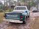 1974 Chevrolet C/K Pickup - Rear view of a 1974 Chevrolet C/K Pickup truck with a toolbox in the bed.