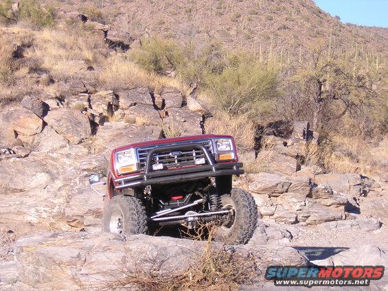dscn2358.jpg showing my aunt nancy what the truck could do if we took another trail...