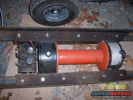painted winch