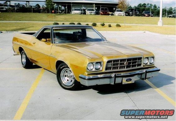 Signature pose of my 73 Ranchero.  Photo taken wet film o/a 1 December 2005.