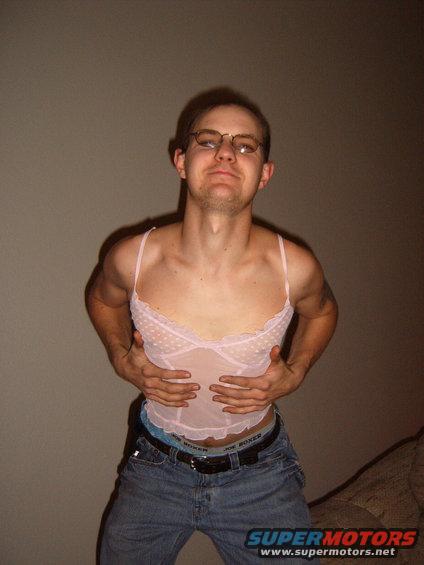 matt in sexy women underware