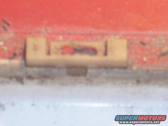 The other tailgate trim retainer clips look like this. 
