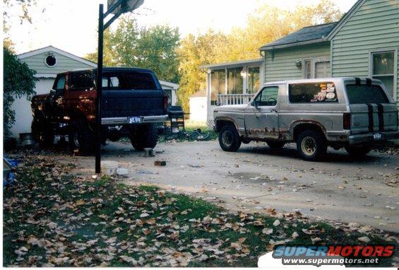 This the way it sits now next to the donor for my Bronco II.