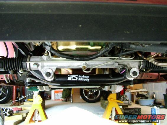 2003 Ford Mustang steering rack with Maximum Motorsports sway bar
