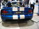 1986 Ford Bronco - Rear view of a blue Dodge Viper with white racing stripes and a visible Dodge emblem.