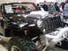1986 Ford Bronco - This modified Jeep Wrangler features a custom hood and grille, deviating from the claimed 1986 Ford Bronco.