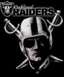 1980 Ford Bronco - The Oakland Raiders logo features a pirate-like figure with crossed sabers.