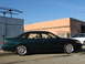 1995 Ford Taurus - Dark green 1995 Ford Taurus SHO seen from the side, parked near a body shop.