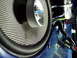 1995 Ford Probe - A blue fuse is visible within the car door speaker assembly.