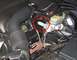 1999 Ford Crown Victoria - Close-up view of a vehicle's engine bay, highlighting the brake master cylinder assembly.
