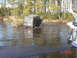 1995 Dodge 1500 - Off-road vehicle gets stuck while crossing a body of water.