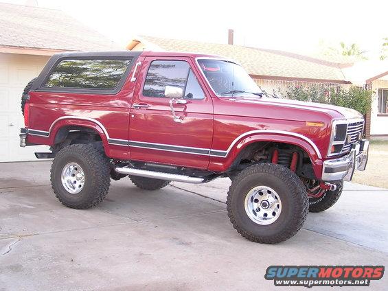Big Red, named after the chewing gum, oh and the fact that It's lifted and red! ha.