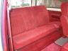 reupholstered interior