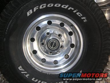 BFGoodrich All-Terrain T/A tire on a chrome 5-lug wheel