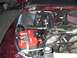 2001 Dodge 1500 - Custom aluminum panel installed in the engine bay next to the battery and air intake.
