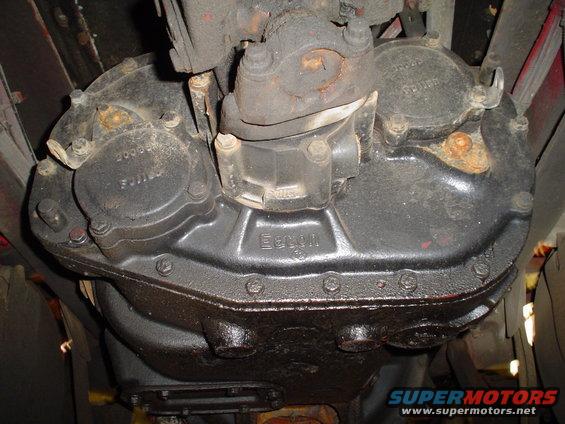 Eaton differential housing with Fuller transmission cover visible