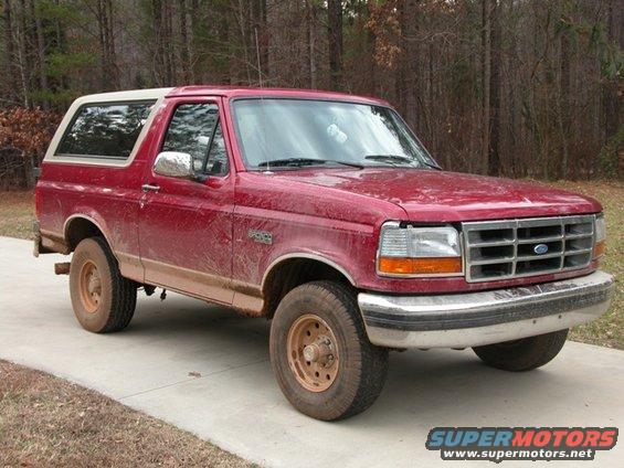 This is Ol Red a little muddy....before i went thru the serious stuff.