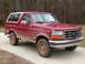 1994 Ford Bronco - This is Ol Red a little muddy....before i went thru the serious stuff.