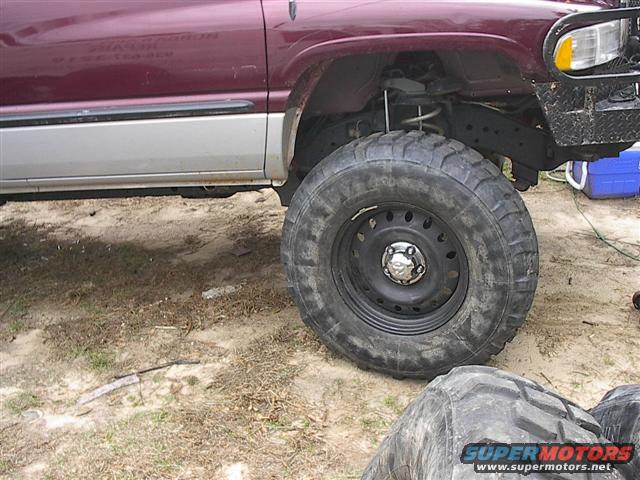2001 Dodge 1500 pickup truck side view showing front wheel and fender