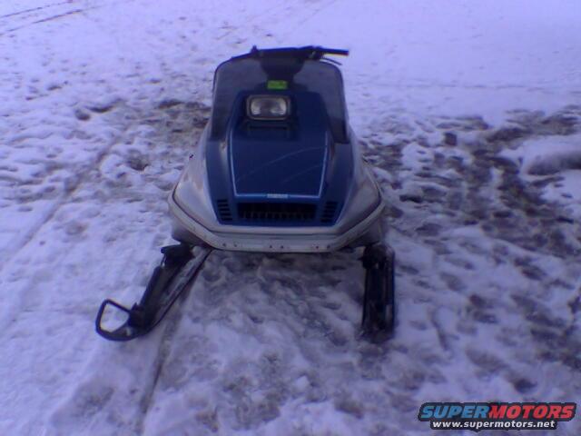 1993 Ski-Doo Formula Mach 1 snowmobile parked in snow