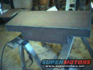 Phone pic. Here's a shot of the gas tank welded up.
