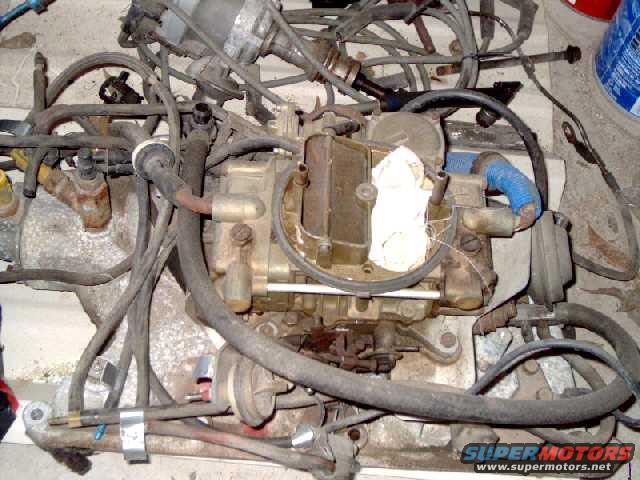EDL 3873 Performer intake, Holley 4160 4bbl. reman. carb, 1984 351W H.O.