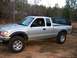 My g/f Irma in the 03 Tacoma with the 93 Bronco parked behind it