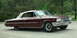 1963 Ford Galaxie - This maroon 1963 Ford Galaxie convertible is shown from a front three-quarter perspective against a backdrop of trees.