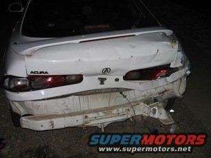 acura rear end