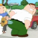 1996 Ford Probe - Peter Griffin is shown in a scene from Family Guy with a megaphone being shoved into his rear.