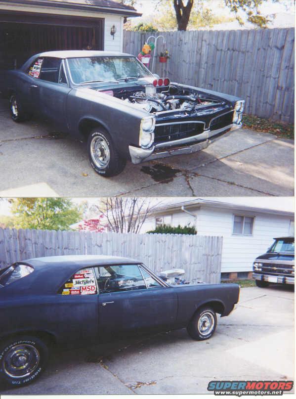 first summer out, in primer minus the tunnel ram/edelbrock performer used the first summer.