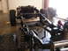1990 Ford Bronco - Bare chassis during engine trans swap